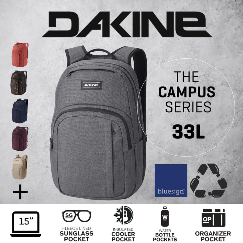 Dakine Campus L 33L Backpack - Carbon, One Size - Image 2